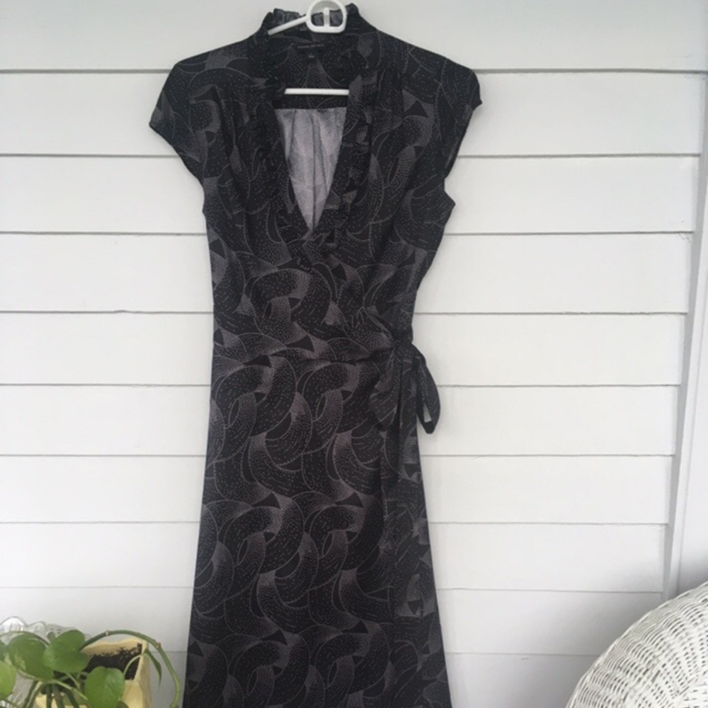 Banana Republic wrap around dress.